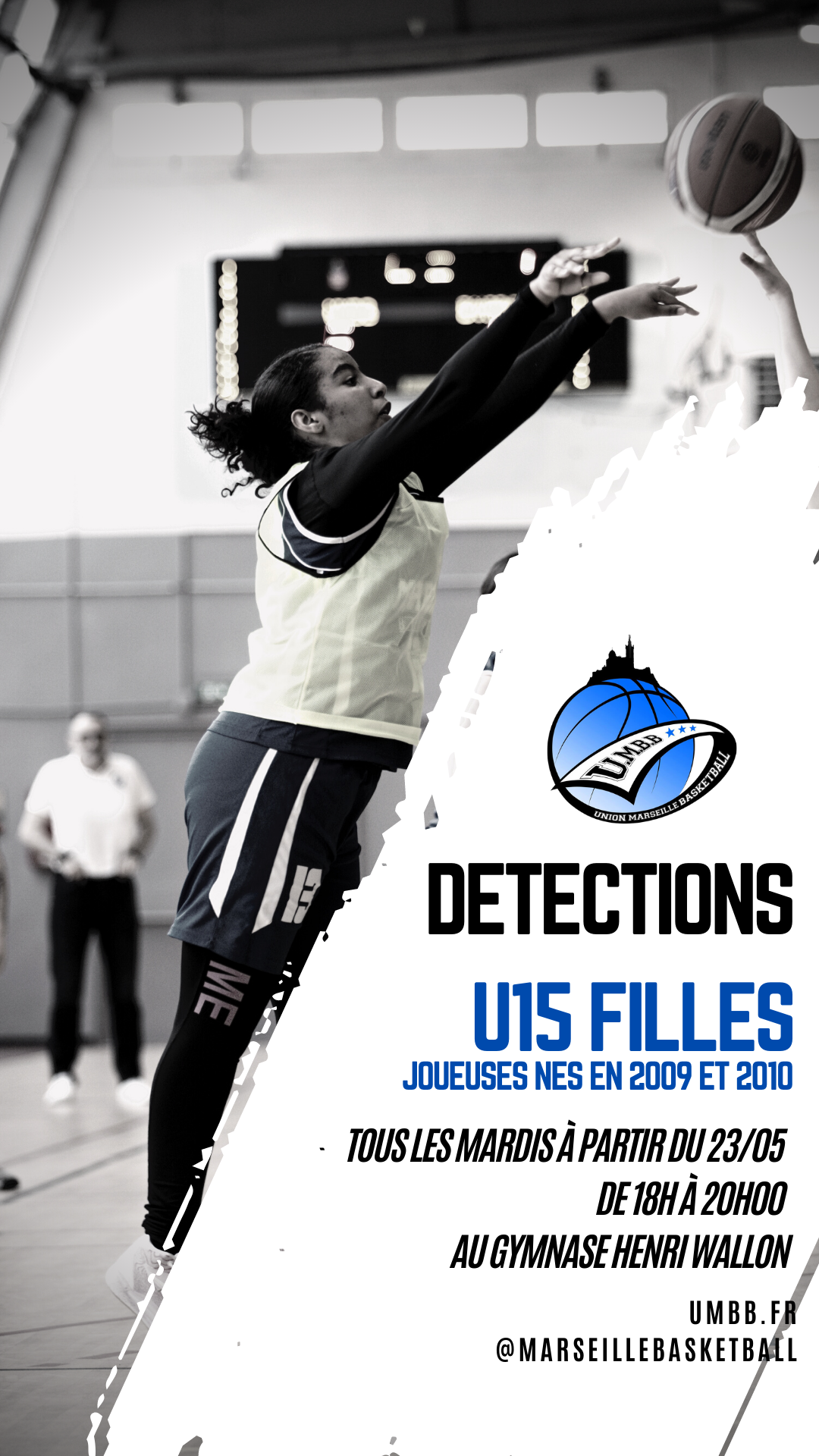 Stages de basket à Marseille avec l'Union Marseille BasketBall Union
