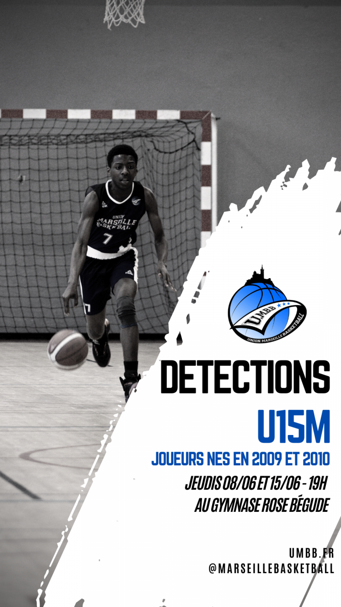 Intégrez les équipes de l'Union Marseille Basketball !