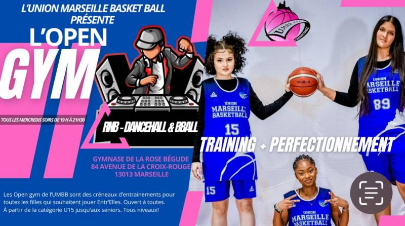 Les « Open-Gym » de l’union Marseille Basket Ball